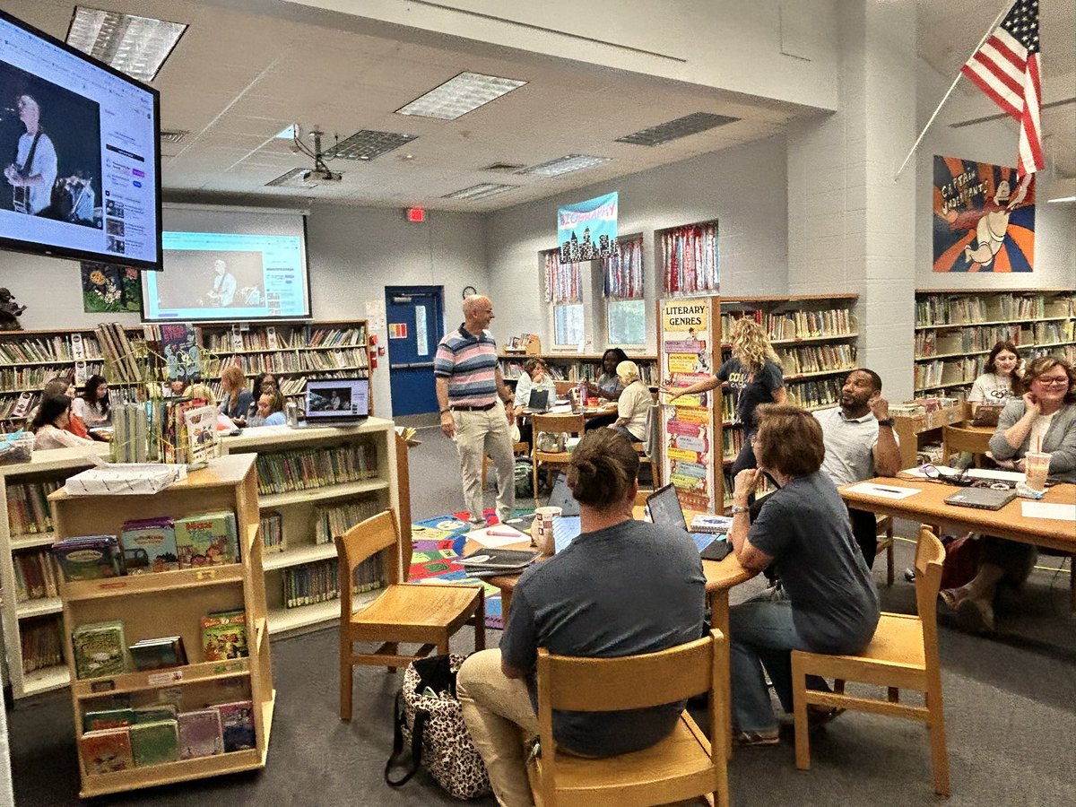Stopped by the <a href="/HarlanFalcons1/">Harlan Elementary</a> Data Day.  Got to see each grade level share victories from the 2024-2025 school year as the admins give affirmations on the changes on becoming a K-6 School.  #fcslearn #yoursystemourcommunityoneflorence #IG2BAFF