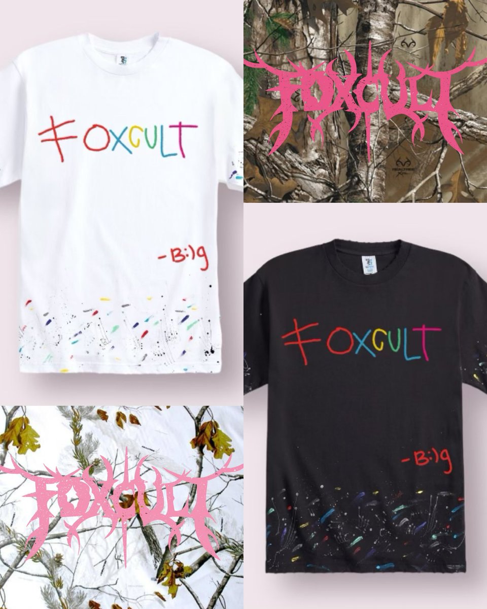 FOXCULT (@foxcultband) on Twitter photo We’re getting a little goofy with it for our next few limited designs! Designed by <a href="/beelzebug_/">~beelzeBUG~</a>
Comment below which ones you’d like 👇🏻⬇️
Team Deathcore Camo
or
Team Crayon We’re getting a little goofy with it for our next few limited designs! Designed by <a href="/beelzebug_/">~beelzeBUG~</a>
Comment below which ones you’d like 👇🏻⬇️
Team Deathcore Camo
or
Team Crayon