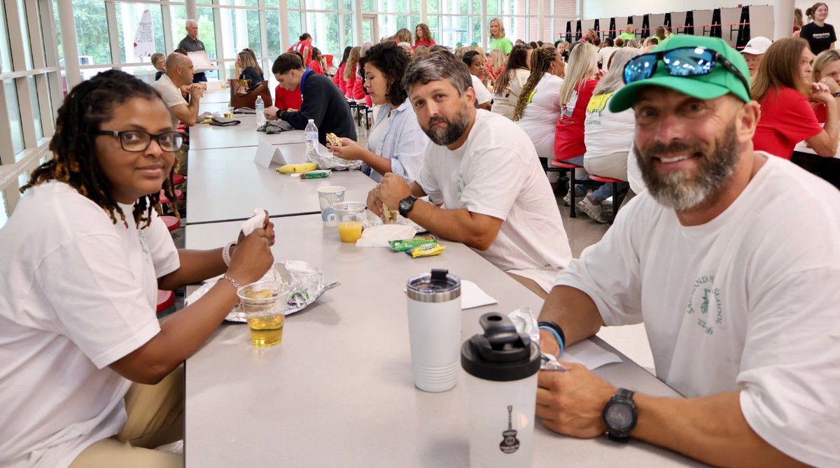 Grateful for great neighbors! <a href="/GoRedemption/">Redemption Church</a>—your hospitality providing and serving breakfast brought the Spartan family to the table on Institute Day, helping to set the tone for a year of connection, purpose, and #andthensome! #ItsAGreatDayToBeASpartan