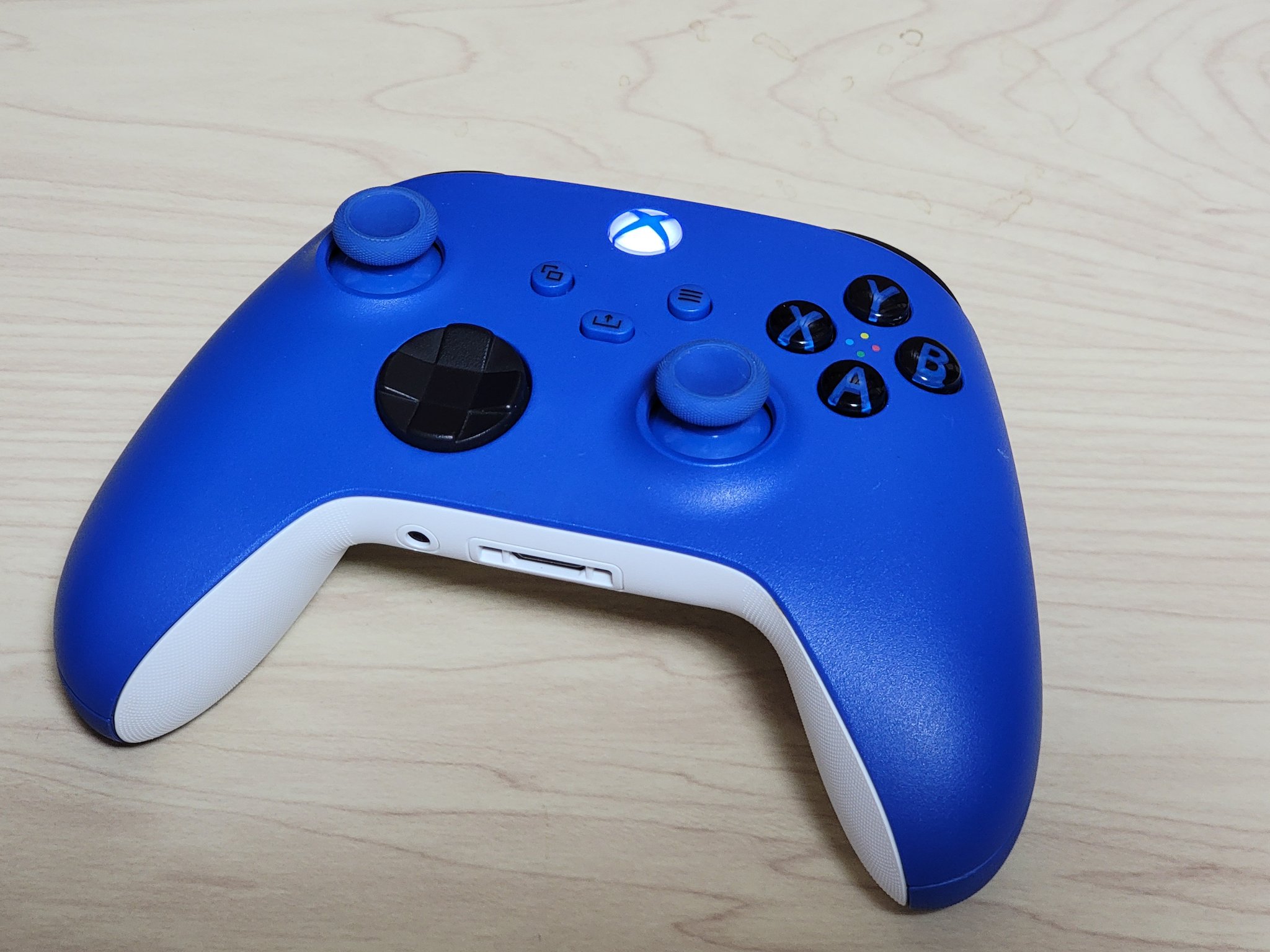 コントローラージャンク！コントローラー！ ソニー/ワイヤレスコントローラー(DUALSHOCK4) ウェイブ・ブルー