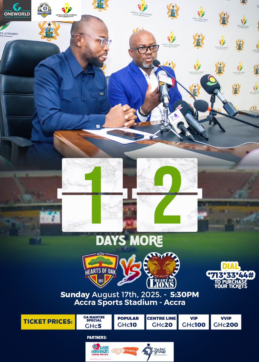 <a href="/GbeseMantse_Cup/">Gbese Mantse Cup</a> @<a href="/HeartsOfOakGH/">Phooobia! - #WeNeverSayDie 🏅🏆</a> <a href="/HeartOfLionsFc/">Kpando Heart Of Lions Fc</a> 🔥🔥🔥