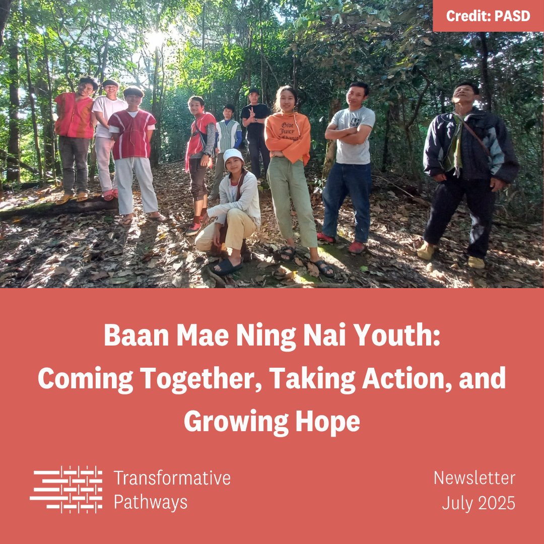 Why is a small group of youth in #Thailand leaving the big city and going back to their village in the mountains of Mae Chaem District? 🍃

Find out how the Baan Mae Ning Nai youth are integrating modern concepts and local wisdom:

transformativepathways.net/baan-mae-ning-…

#TransformativePathways