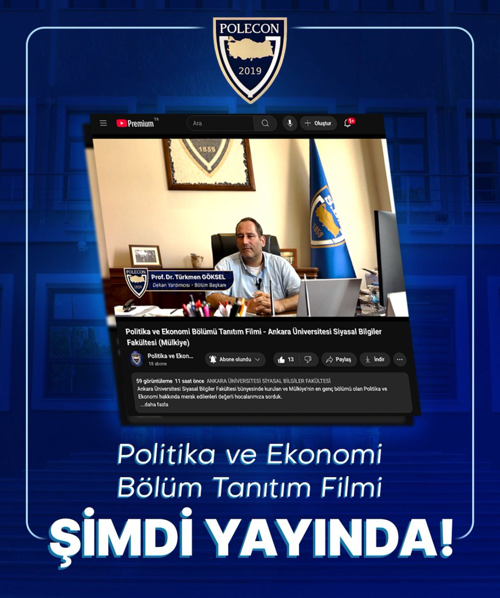 Politics and Economics at Mülkiye (@polecona) on Twitter photo Politika ve Ekonomi bölümü tanıtım filmi yayında!
youtube.com/watch?v=slxaGO… Politika ve Ekonomi bölümü tanıtım filmi yayında!
youtube.com/watch?v=slxaGO…