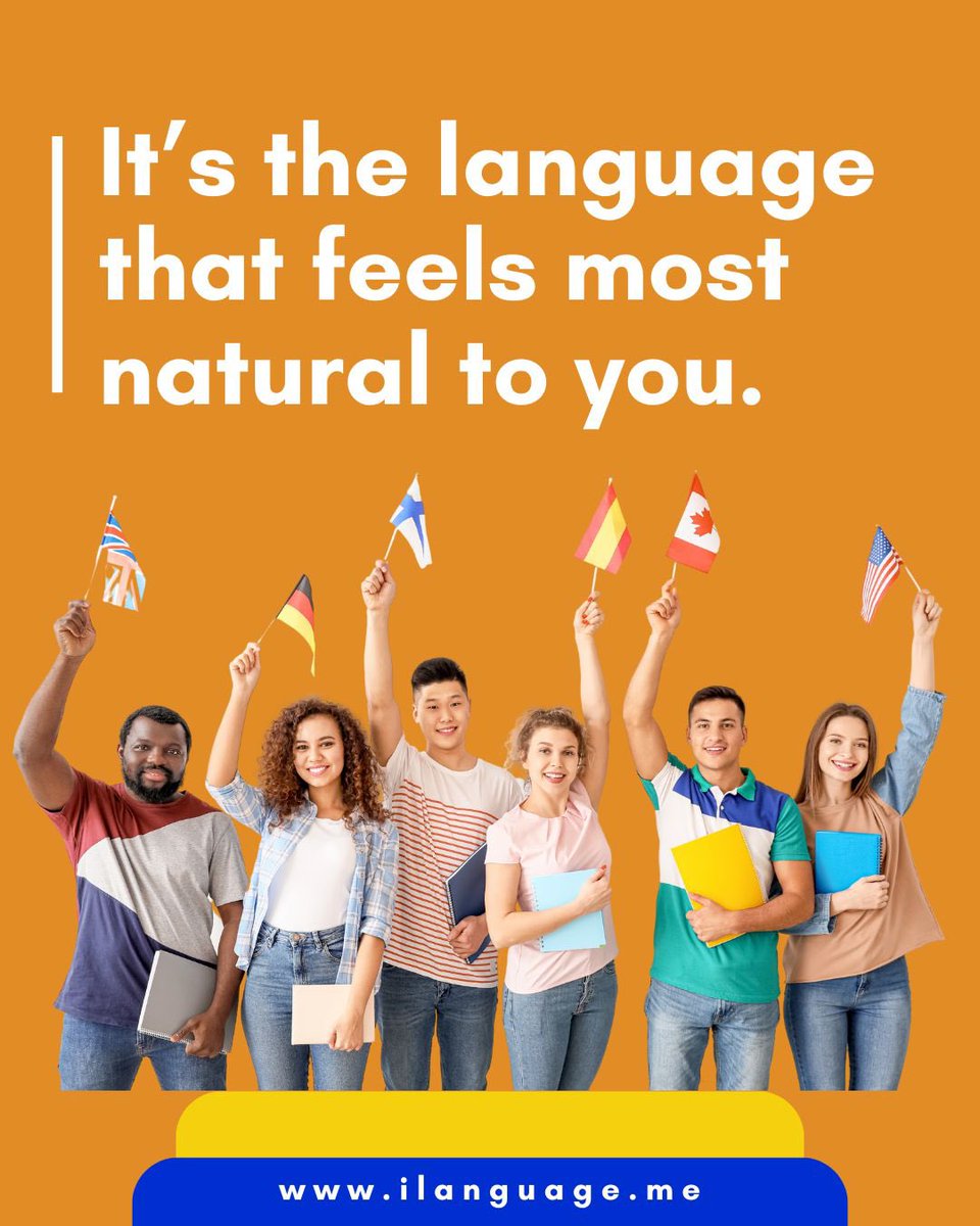 iLanguage_me's tweet image. iLanguage is the language that feels most natural to YOU — no matter where, how, or from whom you learned it #MyLanguageMyIdentity #LanguageIsPower #OwnYourVoice #MotherTongue #FirstLanguage #HeritageLanguage #CodeSwitching #LanguageRights #CelebrateLanguages #LanguageLove