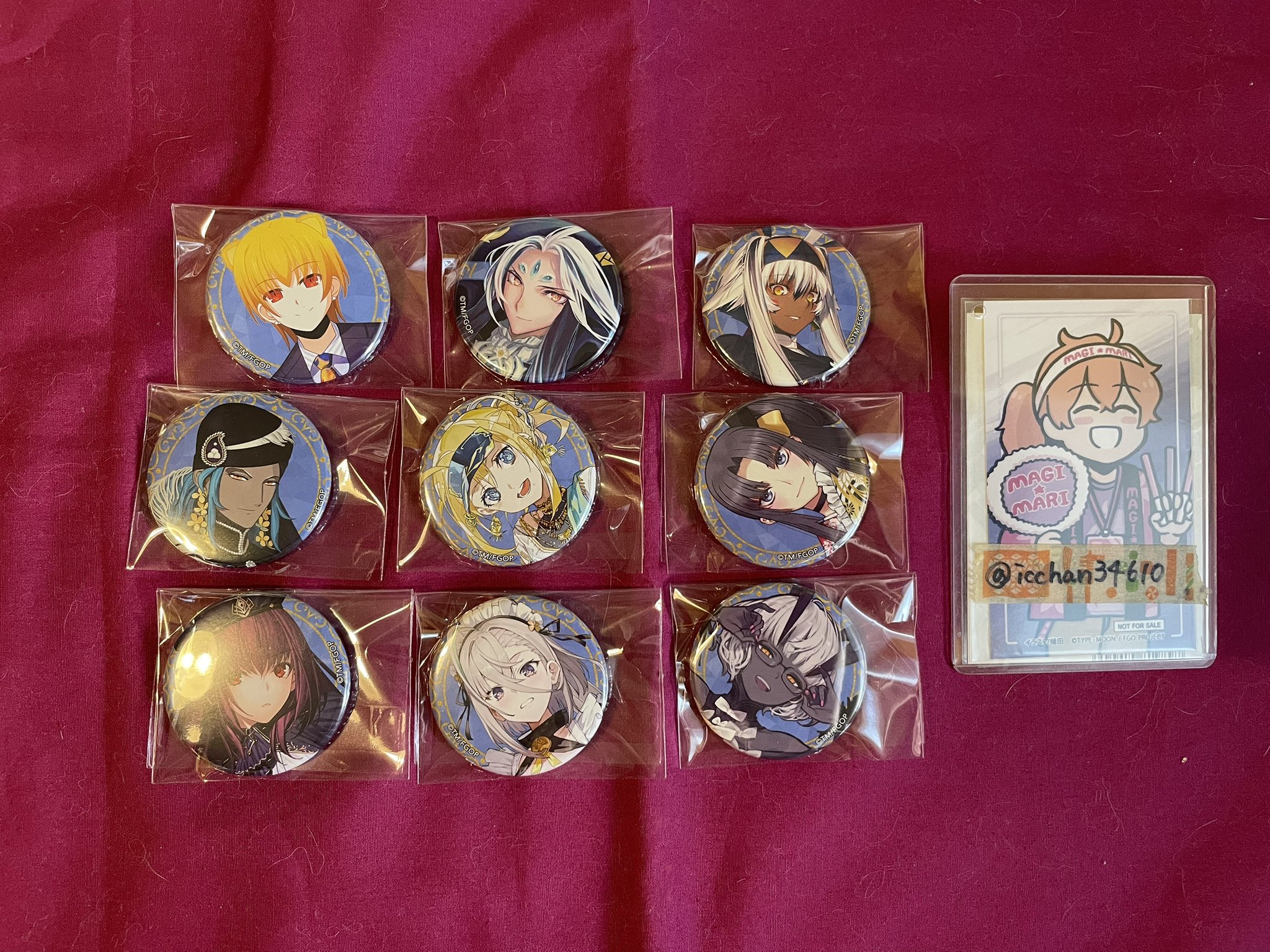 FGO　缶バッジ　ポートレイト　オベロン 新品FGO オベロン ポートレイトの通販 by ちょちょん's shop｜ラクマ