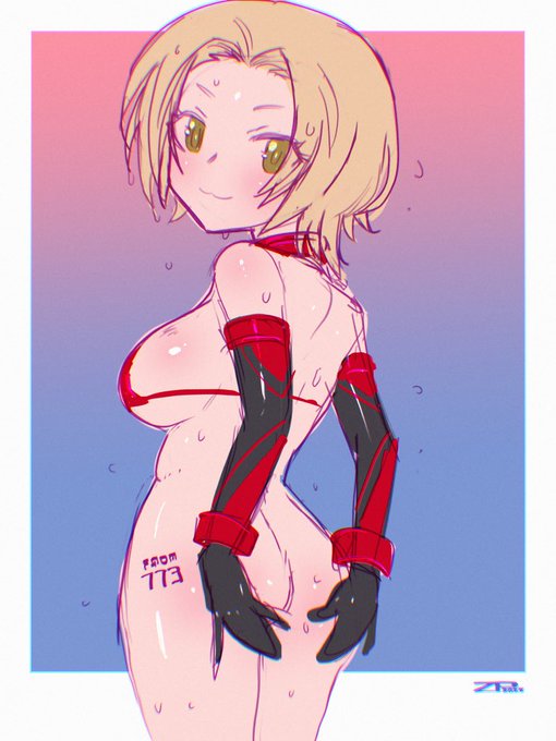 773んバックビュー🍑ラフ 