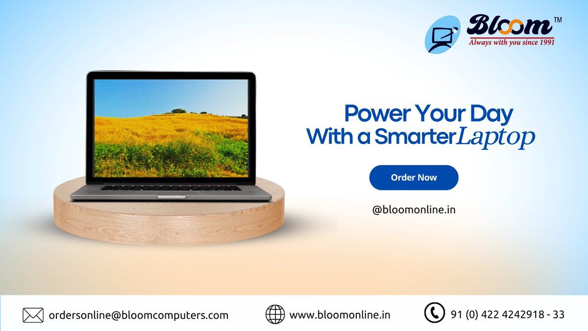 bloomcomputers's tweet image. Fuel your goals with the right gear 💻⚡
Smarter laptops that match your hustle. Visit Bloom today!

#SmarterLaptop #LaptopDeals #BloomComputers #CoimbatoreLaptops #LaptopSale #TechUpgrade #WorkSmart #CoimbatoreTech #LaptopShopping #DailyTech #LaptopForWork #bloomonline