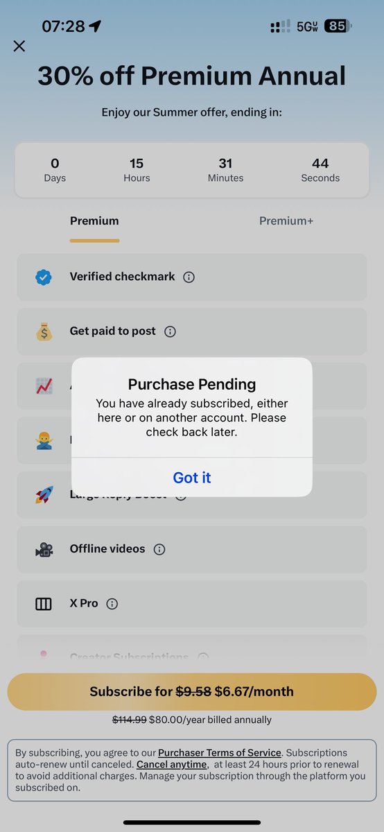 This is why I cannot get verified. I have no other account.