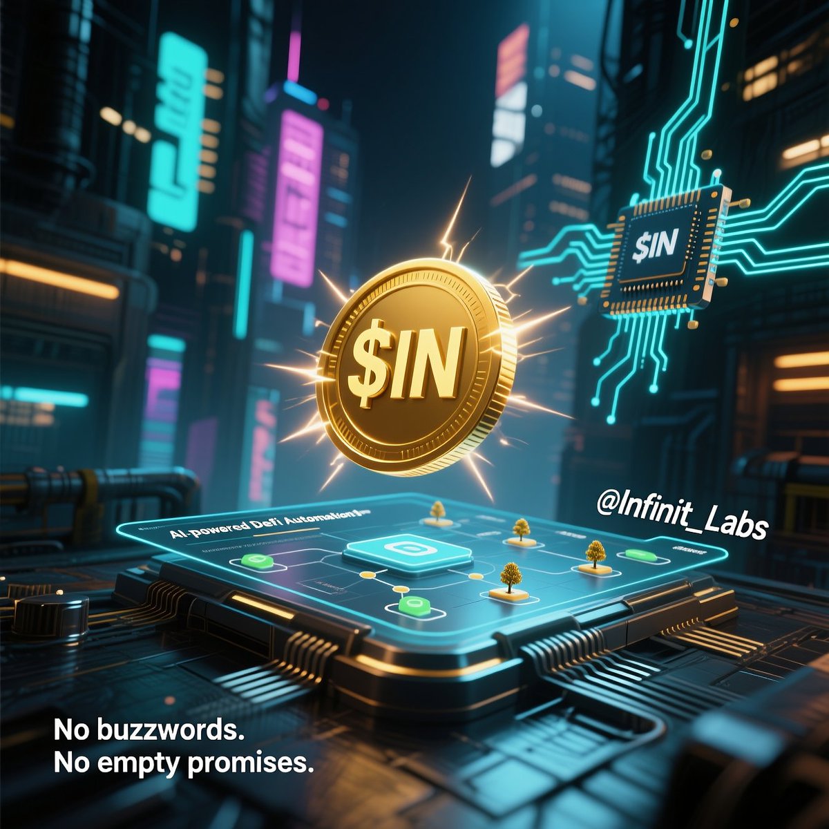 The $IN Token is on the way!
No buzzwords. No empty promises. Just real utility and a clear plan. <a href="/Infinit_Labs/">INFINIT</a>  is launching $IN the heart of their AI-powered DeFi automation platform. 

This is not one of those tokens that just sits there or pumps and dumps. $IN has a purpose.
