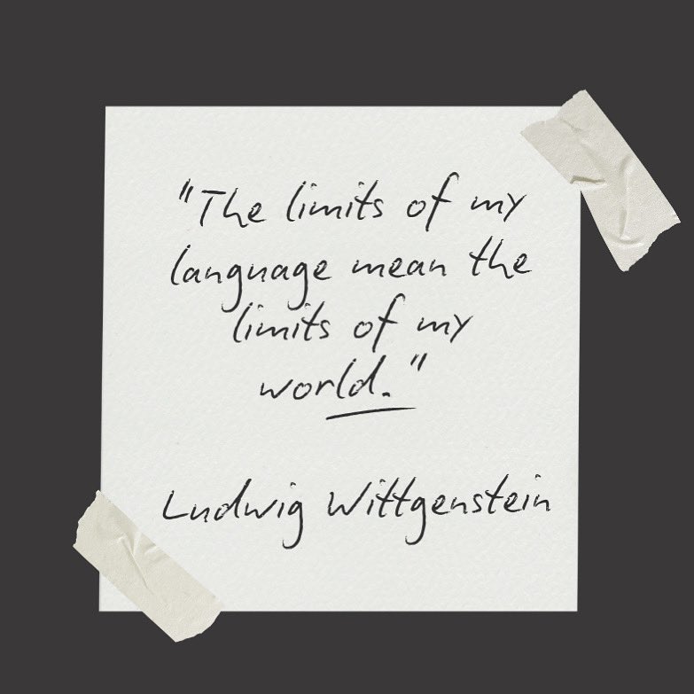 💬 “The limits of my language mean the limits of my world.” – Wittgenstein

🧠 When we choose words with intention, others experience us more clearly. Language isn’t just about saying, it’s about connecting.

#LanguageMatters #Translation #Wittgenstein #Communication #HumanVsAI
