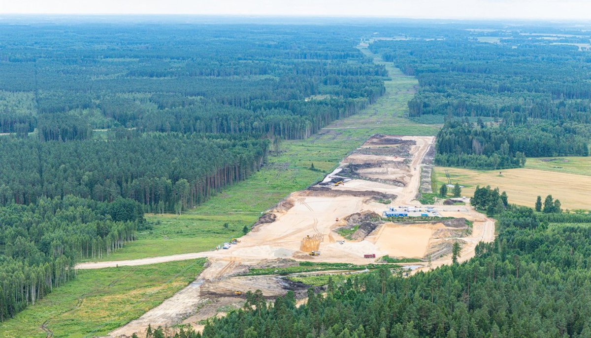 🚅 Manāms progress Rail Baltica pamattrases pirmajā objektā - infrastruktūras apkopes punktā pie Iecavas 👉sam.gov.lv/lv/jaunums/man…