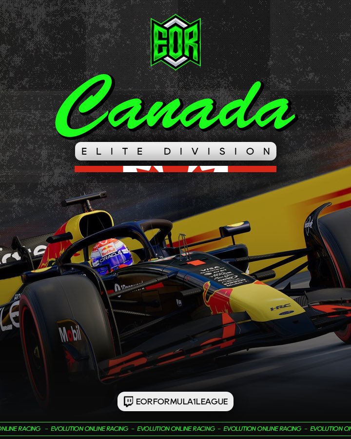 Evolution Online Racing (@eorformula1) on Twitter photo Itβs RaceDay | Elite Division π±
We are back after the Break Week π
We head to Canada π¨π¦ for Round 4 of the season with <a href="/AlpineSimRacing/">Alpine Sim Racing</a> leading, can anyone catch up ? π€
Tune in β¬οΈ
β° 7PM UK Time
πΊ twitch.tv/eorformula1
#EOR Itβs RaceDay | Elite Division π±
We are back after the Break Week π
We head to Canada π¨π¦ for Round 4 of the season with <a href="/AlpineSimRacing/">Alpine Sim Racing</a> leading, can anyone catch up ? π€
Tune in β¬οΈ
β° 7PM UK Time
πΊ twitch.tv/eorformula1
#EOR