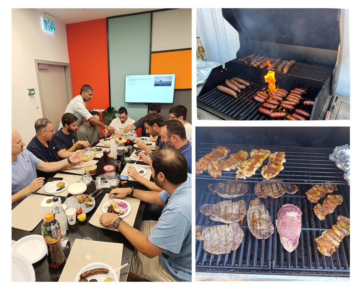 novisign's tweet photo. Summer BBQ vibes at NoviSign! 🌞
Amidst all our hard work, we always make sure to carve out time to connect, share some laughs, and simply be together.
Today was all about fantastic food and even better company right here at the HQ!
#NoviSign #TeamBuilding #SummerBBQ https://t.co/l4TBY7HZHk