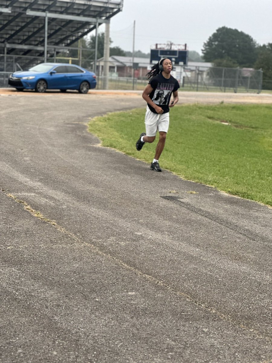 Early morning run before school
