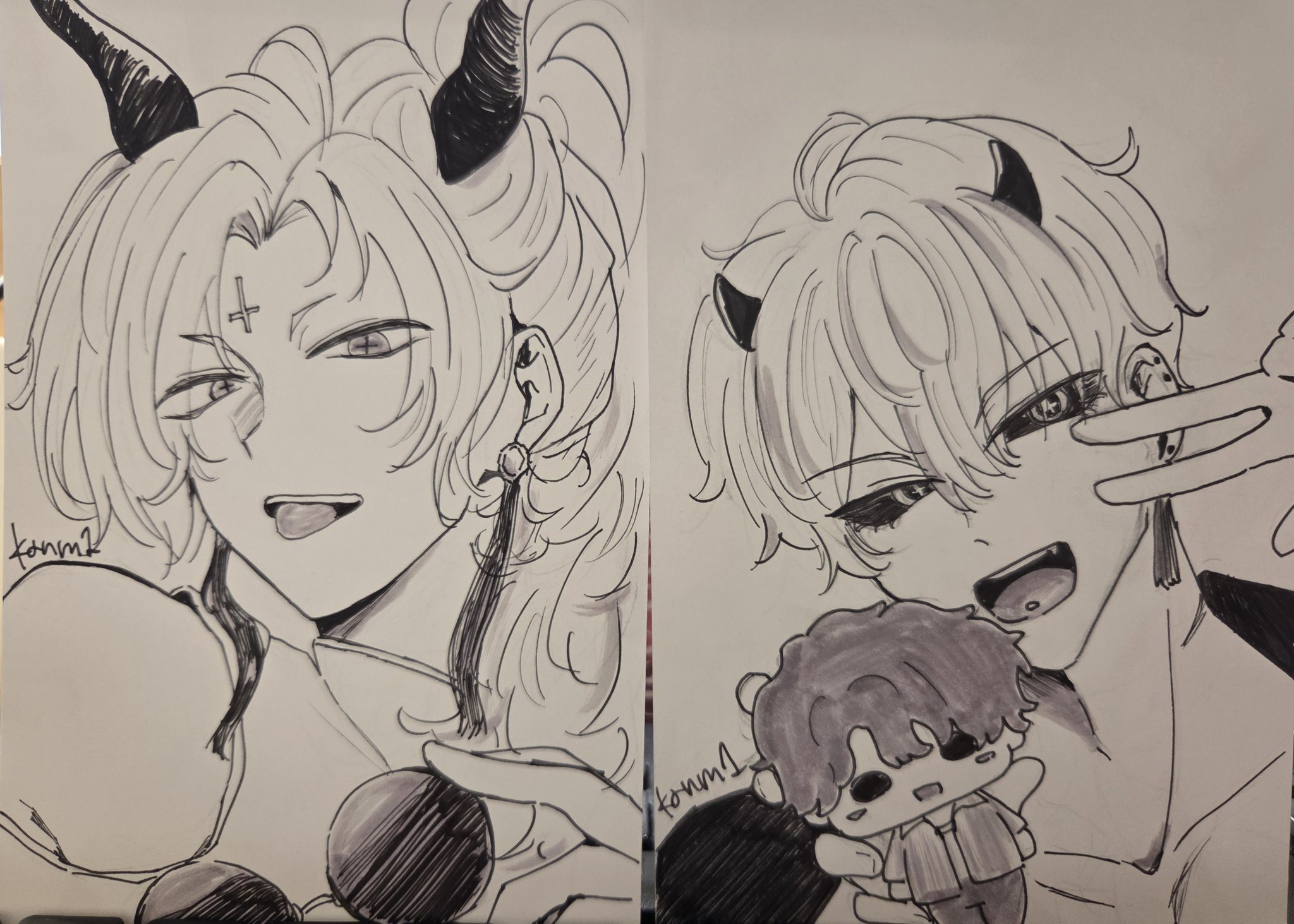 おまとめ♥️٩(๑❛ᴗ❛๑)۶　　　チビたん❣️様　2点ずつ 螺子😈🥓 (@nejieeeee) / X