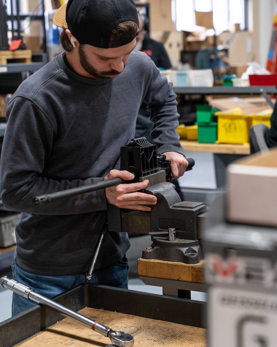 Tippmann_Arms's tweet photo. Assembly isn’t automated—it’s done by hand.
Every Tippmann Arms firearm is assembled in-house with care and attention to detail.
#TippmannArms #M422 #AmericanCraftsmanship #MadeInUSA #22AR https://t.co/FtSfFGjJRc