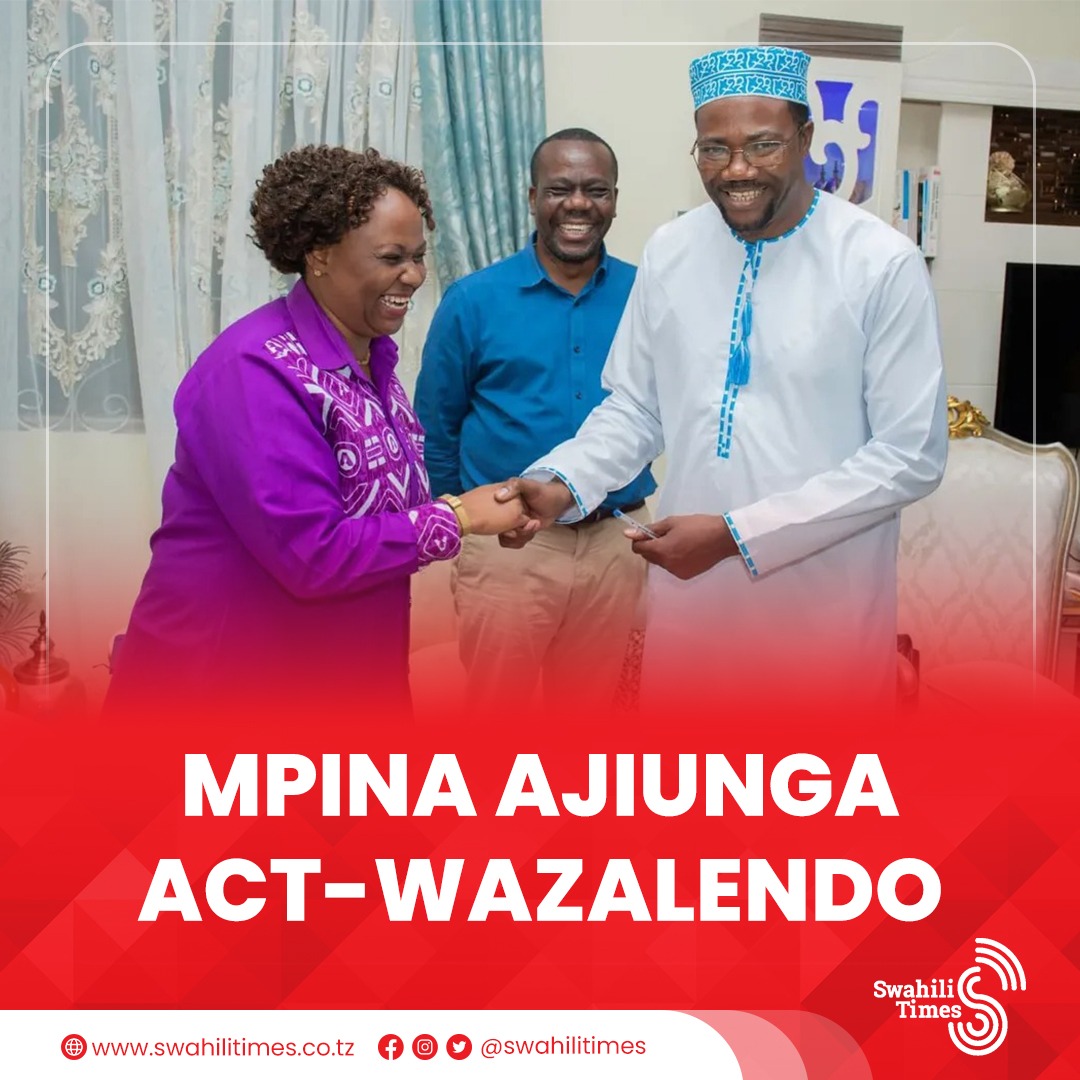Aliyekuwa Mbunge wa Kisesa kwa tiketi ya Chama cha Mapinduzi (CCM), Luhaga Joelson Mpina amejiunga chama cha ACT-Wazalendo.