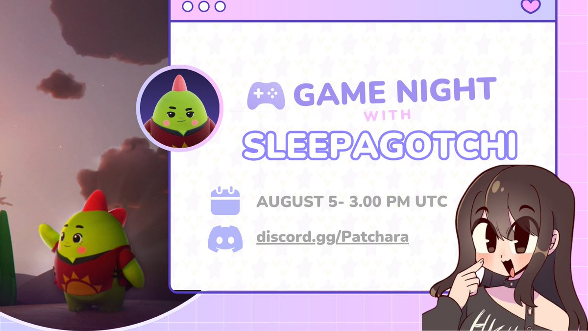 Patchara's Garden 🌱 (@patchas_garden) on Twitter photo How’s your sleep score lately? 😴
We’re diving into the dreamy world of <a href="/sleepagotchi/">Sleepagotchi 💤🦖</a> today 💤
See you later, LCD! How’s your sleep score lately? 😴
We’re diving into the dreamy world of <a href="/sleepagotchi/">Sleepagotchi 💤🦖</a> today 💤
See you later, LCD!