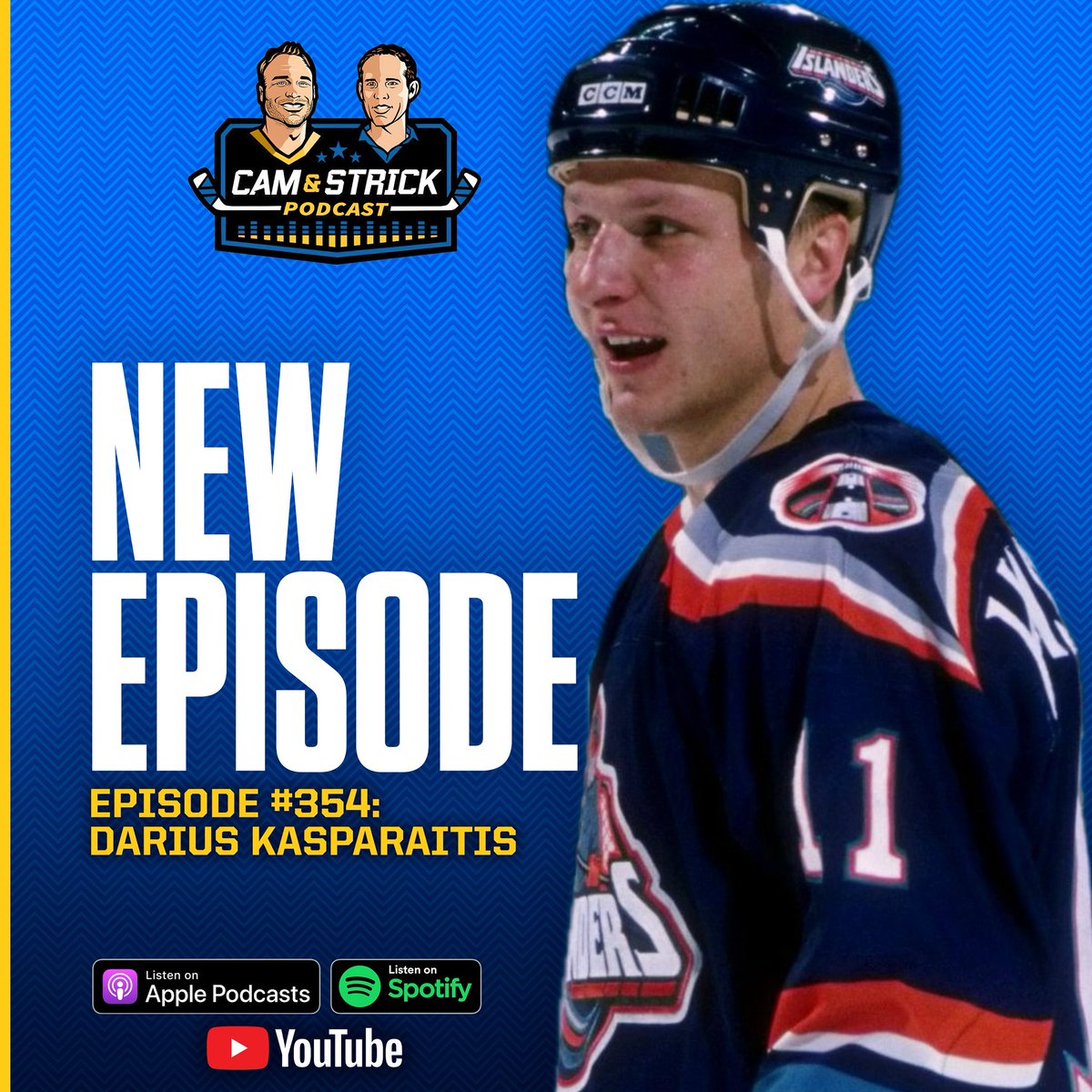 🎙️Episode #354: Darius Kasparaitis

Lindros story 
Messier sucker punch 
Training with Ovechkin 
Insane cop chase 
Olympic rosters 

➕ Much more

🎧: camandstrick.com/subscribe
 📺: youtu.be/WCuPzZutT-U?fe…