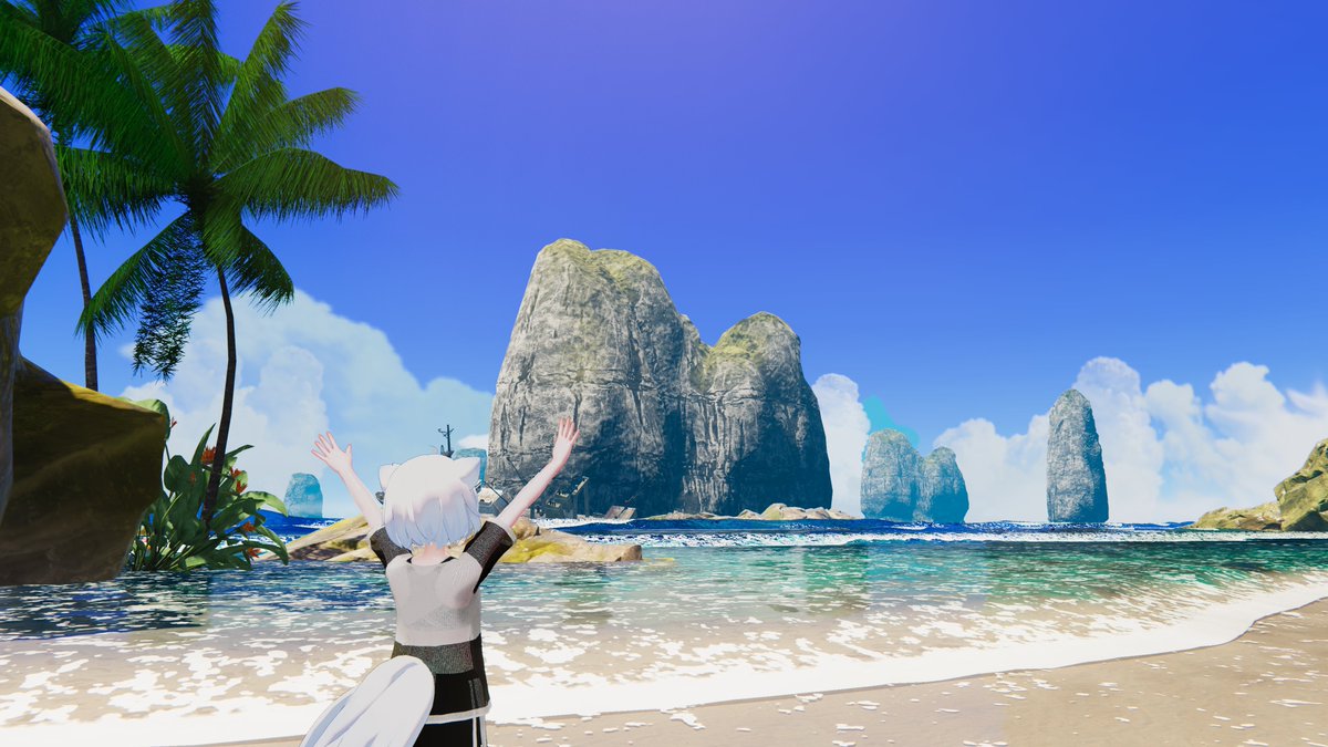 海だ～！