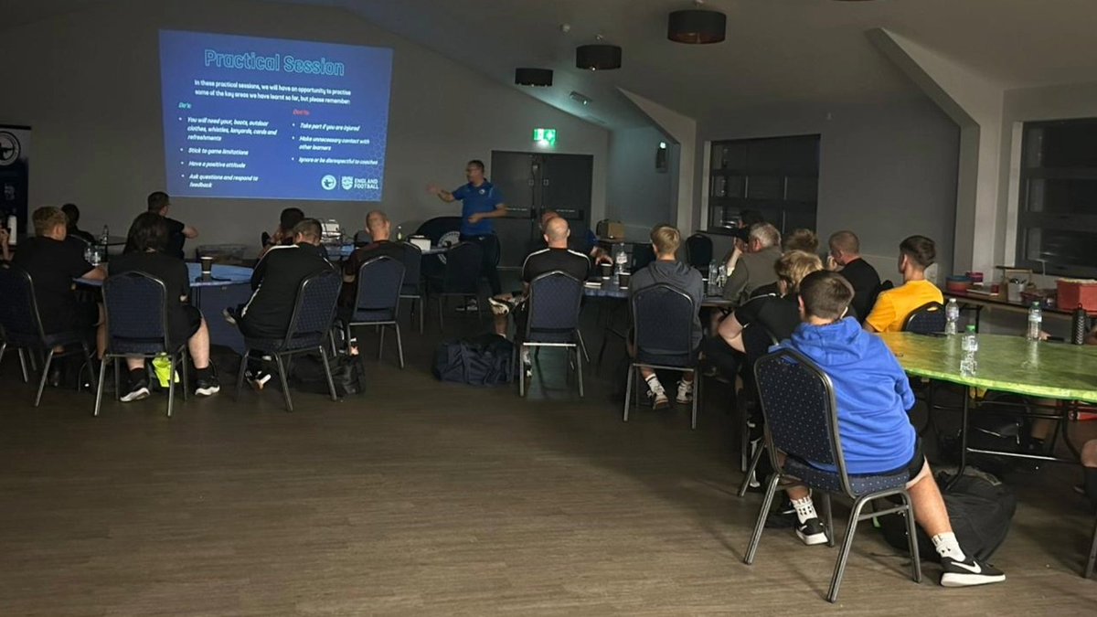 Nottinghamshire FA ⚽️ (@nottsfa) on Twitter photo We had a brilliant turn out of referees for our Promotion Pathway and County CORE trials, with over 30 match officials involved!
A big thank you to all who made the evening a success, and <a href="/HucknallTownFc/">Hucknall Town Football Club</a> for hosting and Hucknall Sports FC for their players volunteering to help! We had a brilliant turn out of referees for our Promotion Pathway and County CORE trials, with over 30 match officials involved!
A big thank you to all who made the evening a success, and <a href="/HucknallTownFc/">Hucknall Town Football Club</a> for hosting and Hucknall Sports FC for their players volunteering to help!
