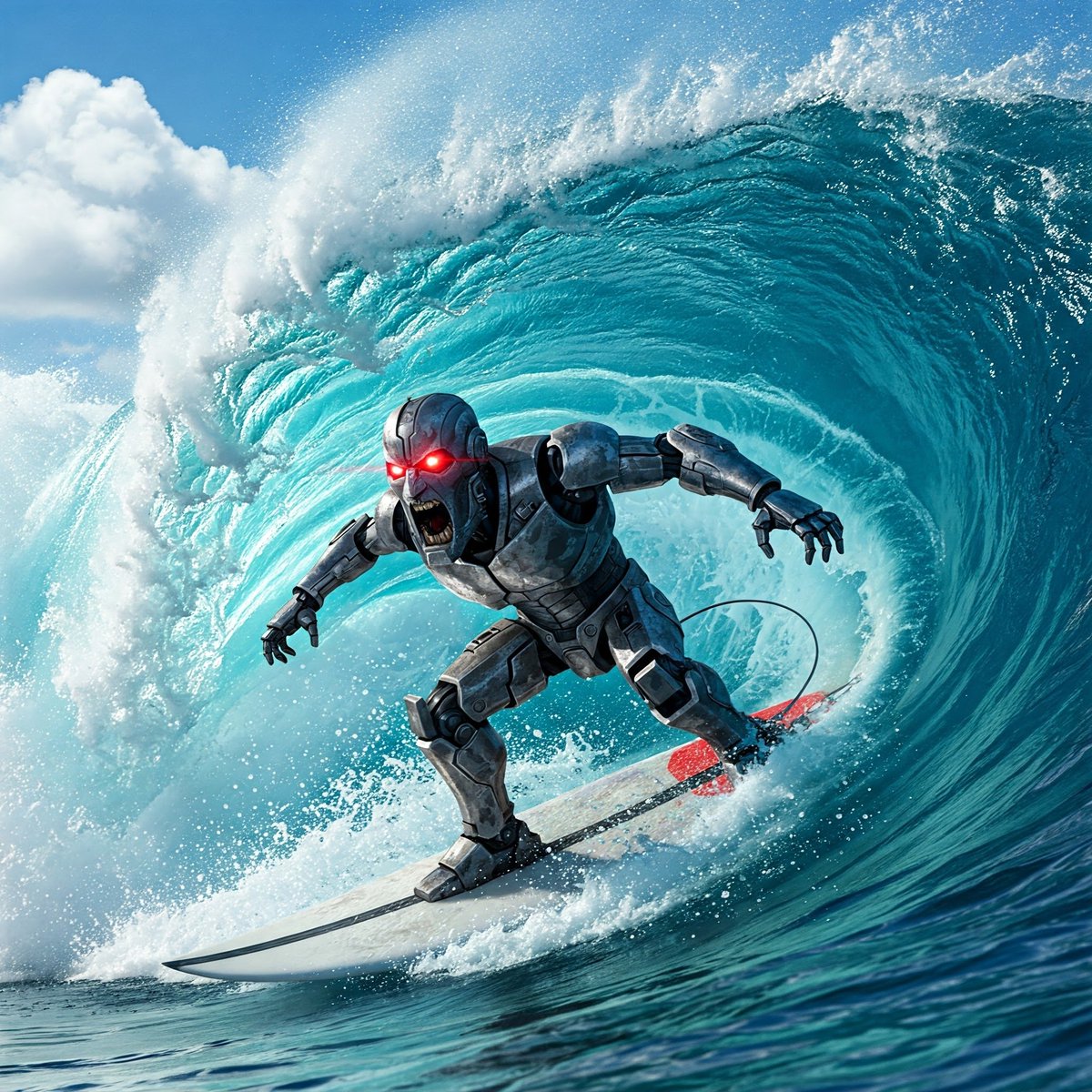 lethalpunchx's tweet image. Hey bro...  The waves are calling... Punch it up!!
.
.
.
#cyberpunk #surf #surfing #beach #holidays #paddlesurf #sealovers #bigwaves