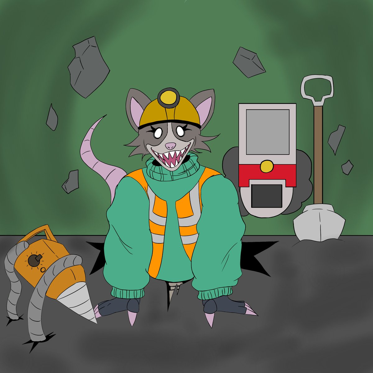 Ur_Girl_Danny21's tweet image. Polly da possum #playtimewithpercyfanart #pwp #playtimewithpercy #pollythepossum