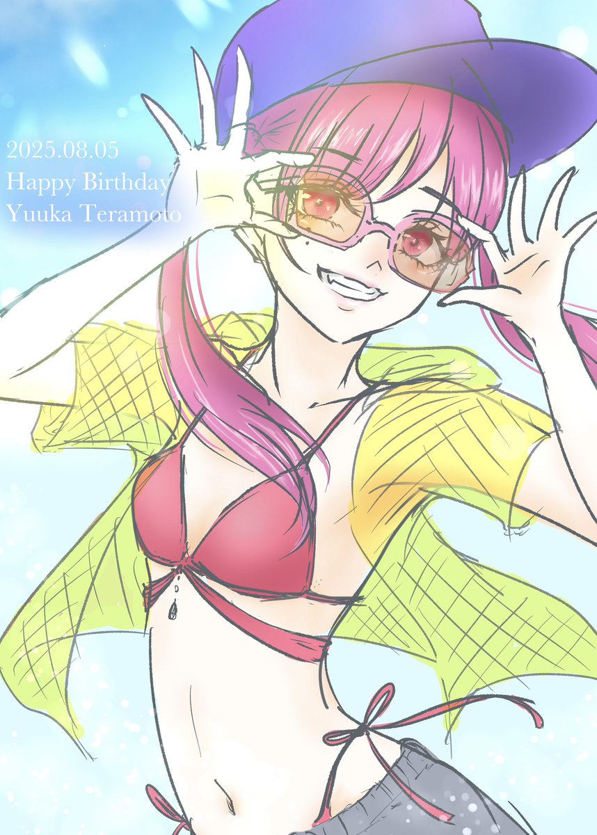 ゆーかちゃんお誕生日おめでと〜！！！🤍🏝️🏄☀️

#寺本優佳生誕祭2025 
#推し武道