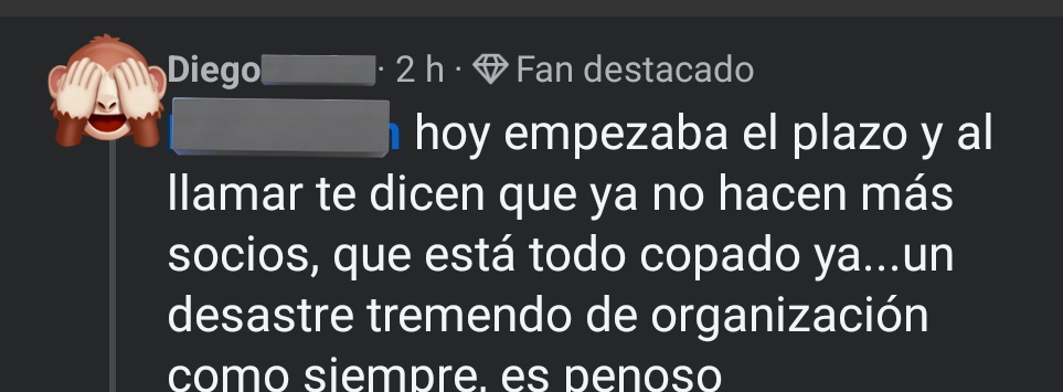 ¿Que no se puede hacer socio de la <a href="/CyDLeonesa/">Cultural y Deportiva Leonesa</a> porque NO ENTRAN MÁS EN EL ESTADIO?

En Facebook tienen bien claro el culpable: el propio club y su gestión.

¡Cuánto me alegro de que esta gente no tenga sitio en el estadio!