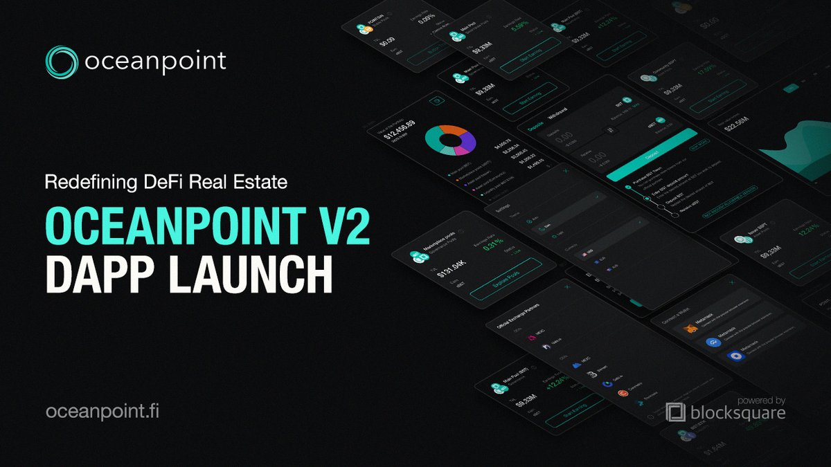 Blocksquare (@blocksquare_io) on Twitter photo We’re proud to announce that <a href="/Oceanpoint_BST/">Oceanpoint</a> v2 is live 🎉
This upgrade brings tokenized real estate closer to everyone, with faster access, smarter tools, and a clearer path to ownership on-chain.
Explore what’s live now at oceanpoint.fi We’re proud to announce that <a href="/Oceanpoint_BST/">Oceanpoint</a> v2 is live 🎉
This upgrade brings tokenized real estate closer to everyone, with faster access, smarter tools, and a clearer path to ownership on-chain.
Explore what’s live now at oceanpoint.fi