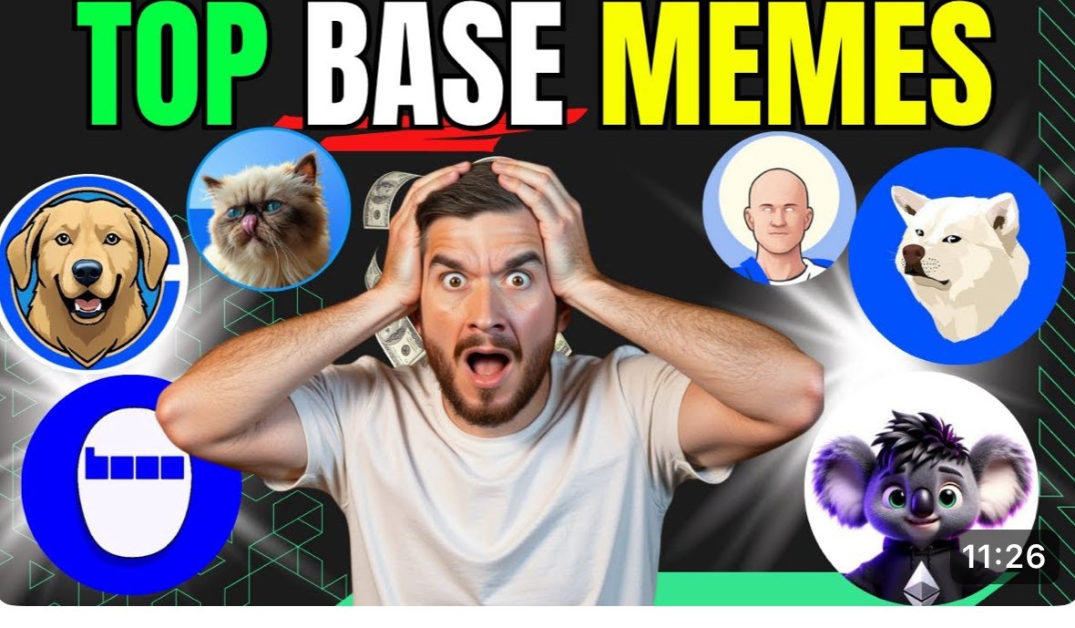 TOP OG <a href="/base/">Base</a> Meme Coins BEFORE the Coinbase DEX Integration!

<a href="/AeroBudCoin/">AeroBud</a> <a href="/banksonbase/">Rob Banks</a> <a href="/BeatsOnBase/">Beats the Koala</a> <a href="/MrMigglesOnBase/">Mr. Miggles</a> 
<a href="/RussellDogCTO/">Russell</a> <a href="/tybasegod/">Base God</a> 

WATCH HERE 👇👇👇
youtu.be/SZZGHGEsoeg