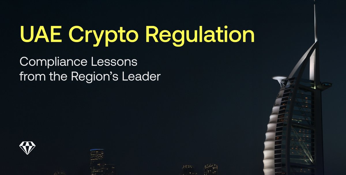 Crystal Intelligence (@crystalplatform) on Twitter photo Why is the UAE becoming a crypto compliance model for MENA?
✅ Dual-level oversight 
✅ Clear VASP licensing 
✅ FATF-aligned AML rules 
✅ VAT exemptions to attract investment
Explore what makes their approach so effective—and what others can learn:
eu1.hubs.ly/H0m9VcS0 Why is the UAE becoming a crypto compliance model for MENA?
✅ Dual-level oversight 
✅ Clear VASP licensing 
✅ FATF-aligned AML rules 
✅ VAT exemptions to attract investment
Explore what makes their approach so effective—and what others can learn:
eu1.hubs.ly/H0m9VcS0