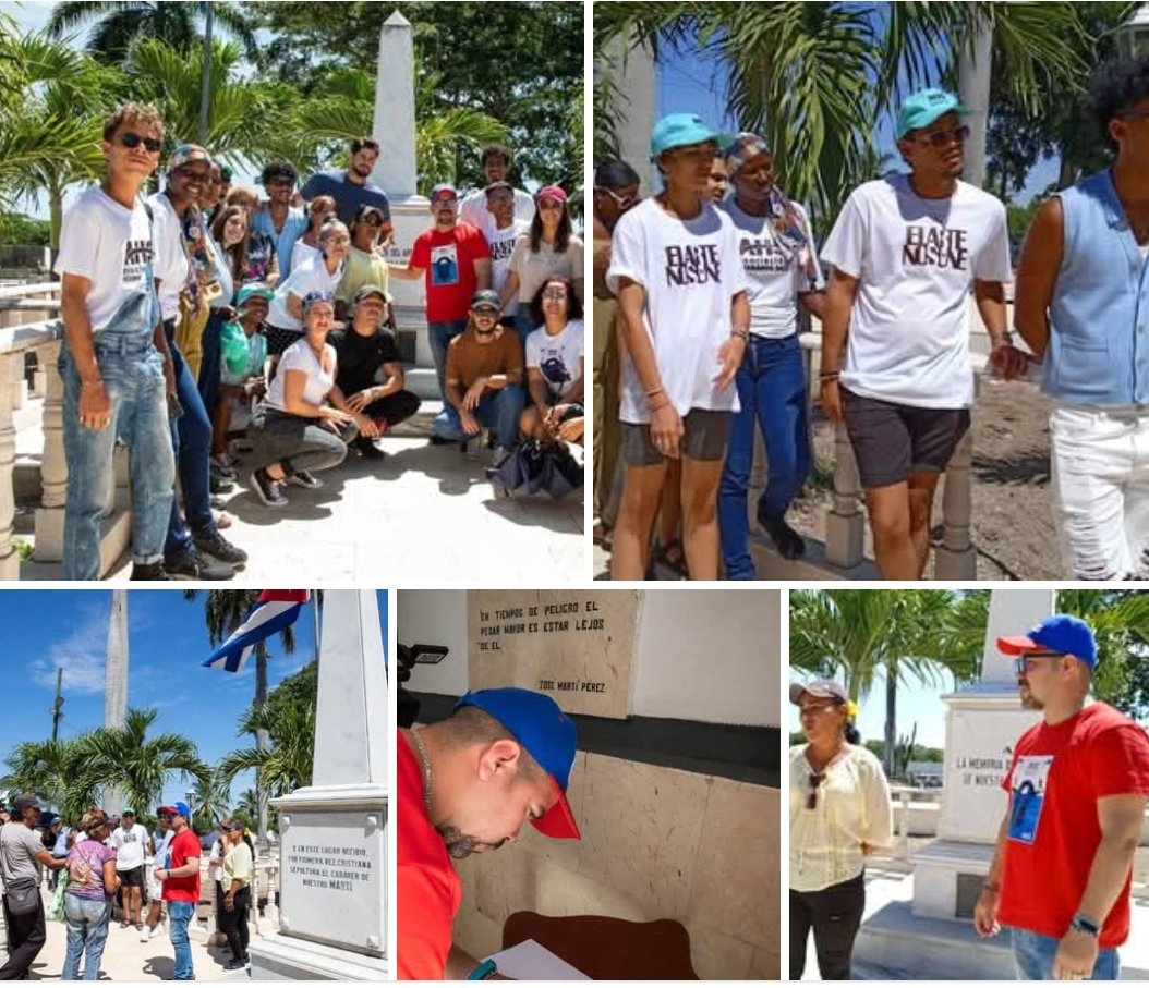 Yasel Toledo Garnache (@yaseltoledog) on Twitter photo En Remanganaguas, municipio santiaguero de Contramaestre ocurrió el primer enterramiento de José Martí, poeta total con sus palabras y acciones. Hasta ese sitio llegamos los jóvenes de la <a href="/ahsjovenescuba/">Asociación Hermanos Saíz</a>, que siempre andamos con arte y amor a Cuba.
#AHSCuba, #Jornada13DeAgosto En Remanganaguas, municipio santiaguero de Contramaestre ocurrió el primer enterramiento de José Martí, poeta total con sus palabras y acciones. Hasta ese sitio llegamos los jóvenes de la <a href="/ahsjovenescuba/">Asociación Hermanos Saíz</a>, que siempre andamos con arte y amor a Cuba.
#AHSCuba, #Jornada13DeAgosto