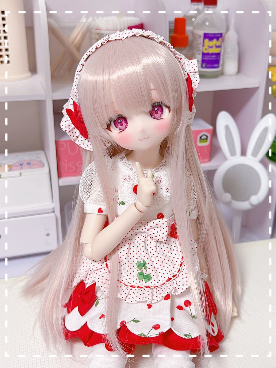 ニッコリむにゅ口ちゃん出来た！✨

バタバタがだいぶ落ち着いてきてやっとカスタム出来て嬉しいт  ̫ т♡

 #めろっ娘