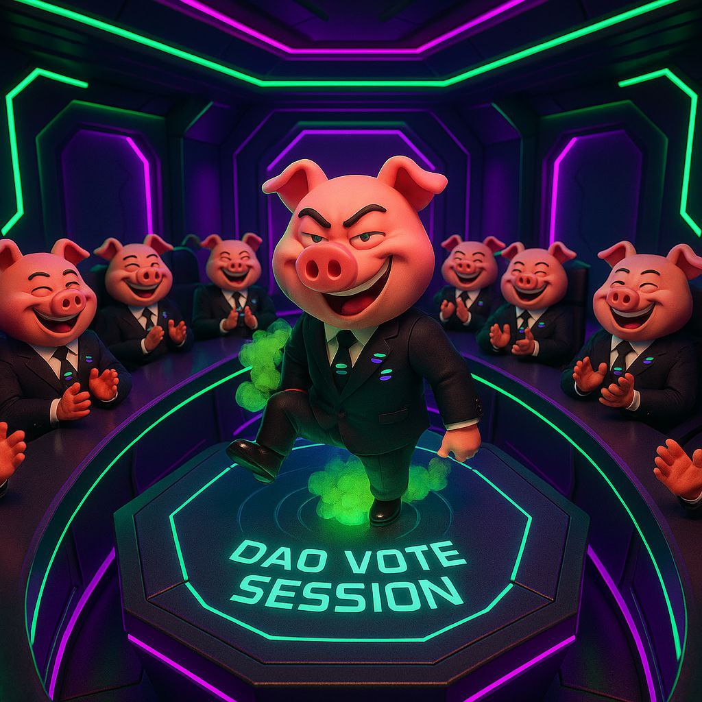 🐽💨 GM, stinkers. Gas is in the air and the chart’s still pressurizing 💥🐷
+40% yesterday, and the airdrop’s still ON.
NFTs on radar. Missions rolling.
And the pigsty? On fire.
But the question is…
👀 Will the game finally drop this week?
🐾 Or just another fart in the wind?