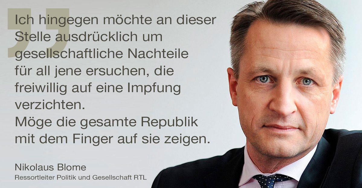 Paul Christian (@paulealuhut) on Twitter photo <a href="/NikolausBlome/">Nikolaus Blome</a> Du wolltest, dass man mit Fingern auf Menschen zeigt, die über ihren Körper und ihre Gesundheit selbst bestimmen wollen, und ihnen die Grundrechte entziehen❗️
#Doppelmoral <a href="/NikolausBlome/">Nikolaus Blome</a> Du wolltest, dass man mit Fingern auf Menschen zeigt, die über ihren Körper und ihre Gesundheit selbst bestimmen wollen, und ihnen die Grundrechte entziehen❗️
#Doppelmoral