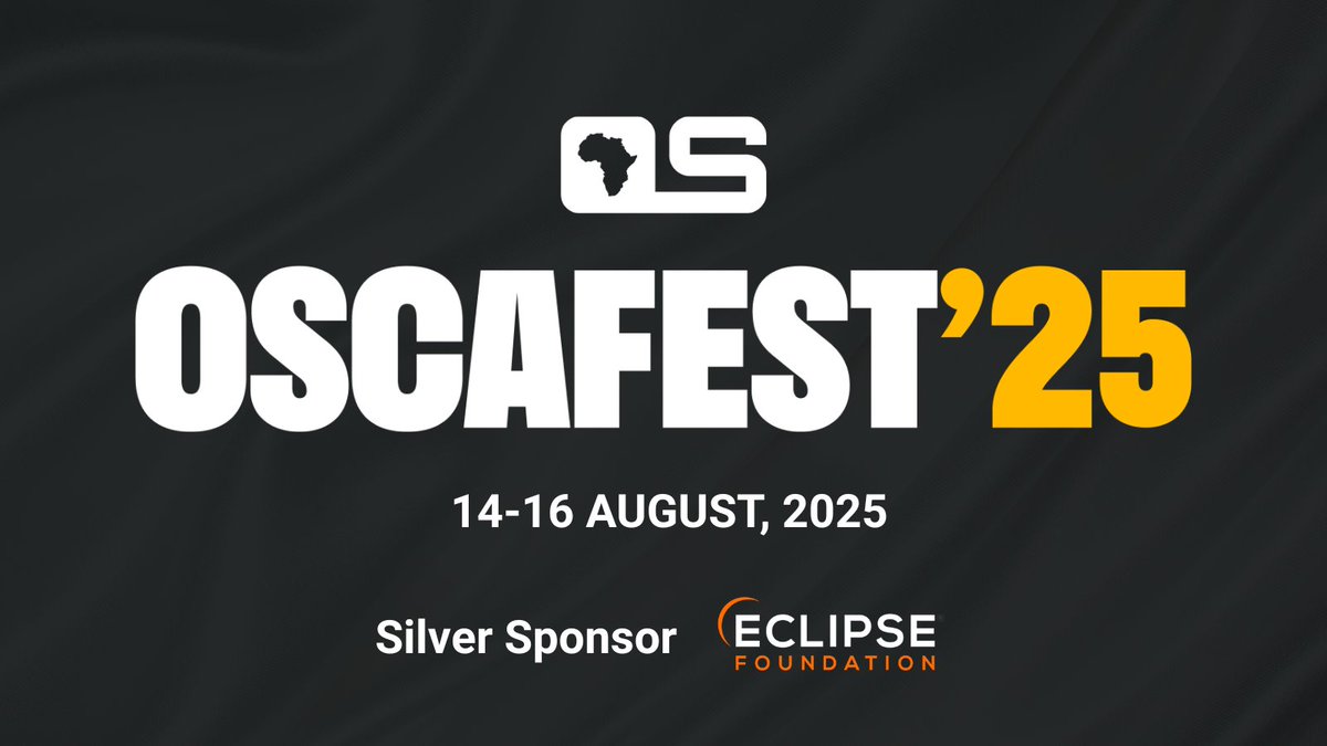 Eclipse Adoptium (@adoptium) on Twitter photo 🌍 #OSCAFest25, taking place 14-16 August 2025 in Lagos, Nigeria, will bring together students, developers, and business leaders to discuss open source culture, contribution, development, and community across Africa. 
Our team onsite will discuss developer tools, including 🌍 #OSCAFest25, taking place 14-16 August 2025 in Lagos, Nigeria, will bring together students, developers, and business leaders to discuss open source culture, contribution, development, and community across Africa. 
Our team onsite will discuss developer tools, including