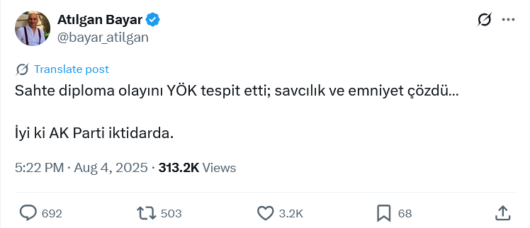 AcademikAhlak's tweet photo. - Türkiye'de en az 20 yıldır parayla tez yazdırılıyor
- Parayla tez yazan en 200 şirket var
- YÖK en az 15 yıldır bu sahtekarlığın farkında
- Parayla yazdırılmış tez sayısı en iyi ihtimalle 3650, en kötü ihtimalle 60.000

Bu sahtekarlığı yaptığı için tutuklanan kişi sayısı: 0 https://t.co/J7blCnUBBy