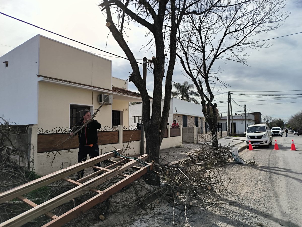 comuna33's tweet image. Cuadrillas del Gobierno de Treinta y Tres trabajan en distintos puntos de la ciudad y periferia.
.-En La Calera, estabilización de calles previo a la bituminizacion.
.-Barrio Goyenola veredas y cordones.
.-Barrio M. Isabel, poda de árboles.
._Av. Brasil, pintado de la ciclovía.
