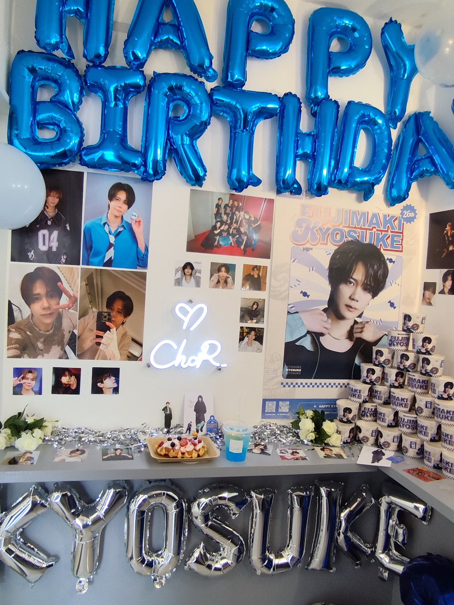 Fk36468's tweet image. 今日、長野市のセンイルイベント回ってきました！駅広告圧巻だったし、ChoRさんのワッフルとドリンク美味しかったし、特典も可愛くて満足でした🥰

#INI #藤牧京介　#ChoR 
#藤牧京介BirthdayProject2025