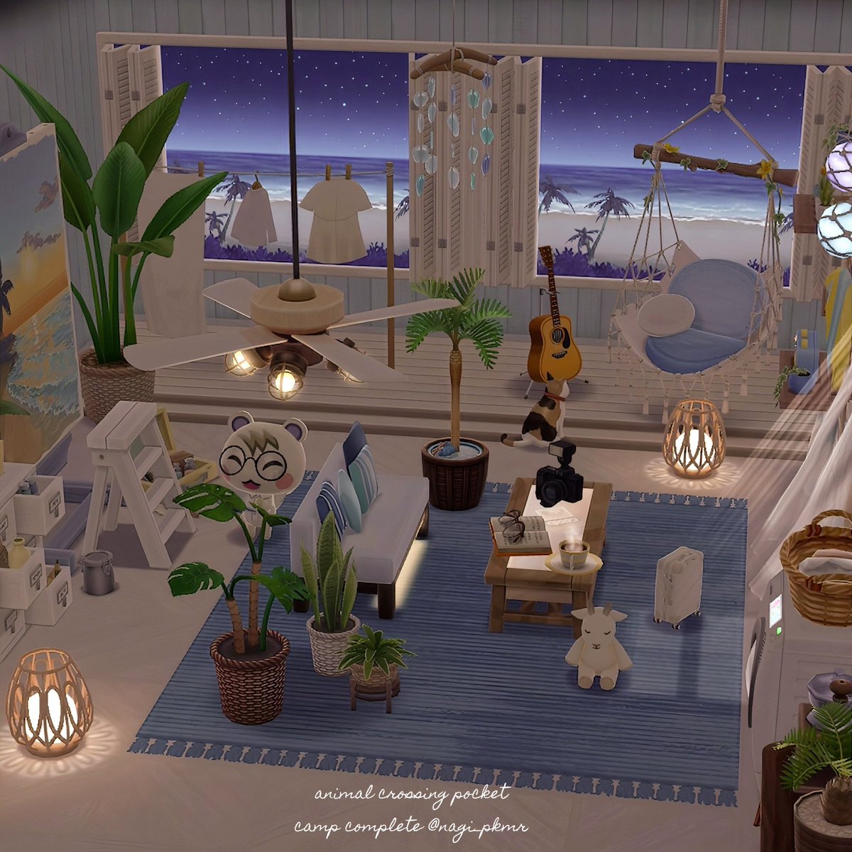 波音と星あかり🌟𓂃 𓈒𓏸
(✍︎夜ver.)

#ポケ森　#ポケ森レイアウト
#ポケ森コンプリート　#acpc