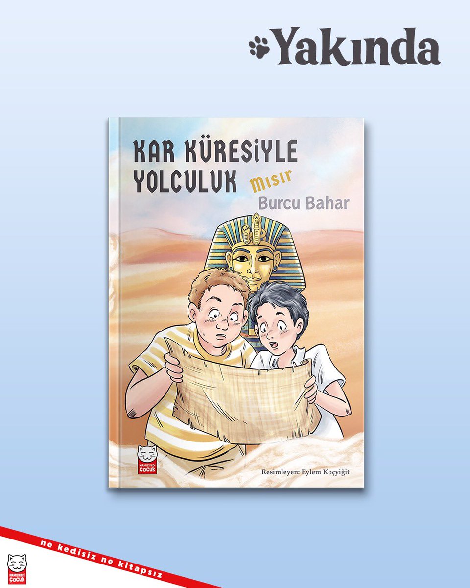 Çocuk edebiyatının sevilen yazarı Burcu Bahar İspanya’yla başladığı maceraya Mısır’da devam ediyor.

“Kar Küresiyle Yolculuk - Mısır” yakında tüm kitapçılarda! 

🔎kirmizikedi.com/kar-kuresiyle-…