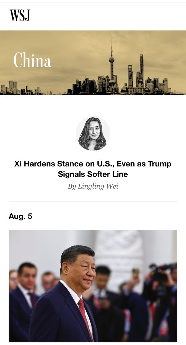 While the US is in for some serious reflection, the risk for Beijing is that a burst of geopolitical cockiness will blind its leadership to the gathering economic storm on its own shores. wsjchina.cmail19.com/t/d-e-glrhdky-… Signup link to our award-winning newsletter wsj.com/newsletters/ws…