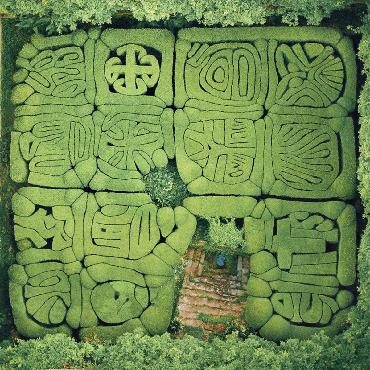 A 400 year old garden maze in Santiago de Compostela, Spain.