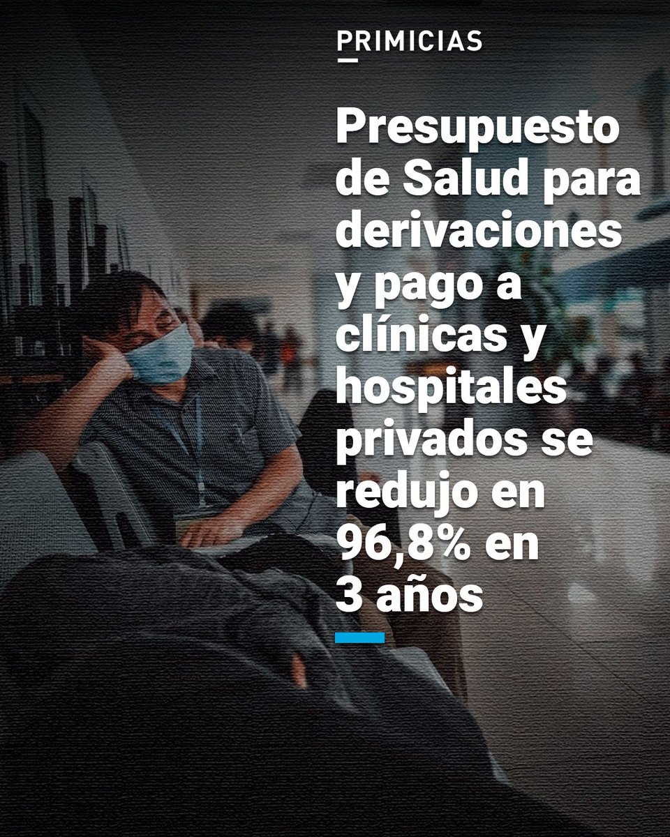 La reducción de lo que se conoce como presupuesto para la Red Pública y Privada también afecta a los pacientes que Salud deriva al IESS. prim.ec/vHJZ50WzNK6