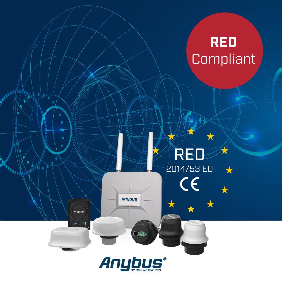 Anybus Wireless products are RED-ready. HMS has proactively tested and certified Anybus wireless products to ensure full compliance, helping you to stay ahead of regulatory changes without disruption. ➡️hms-networks.com/news/news-deta…