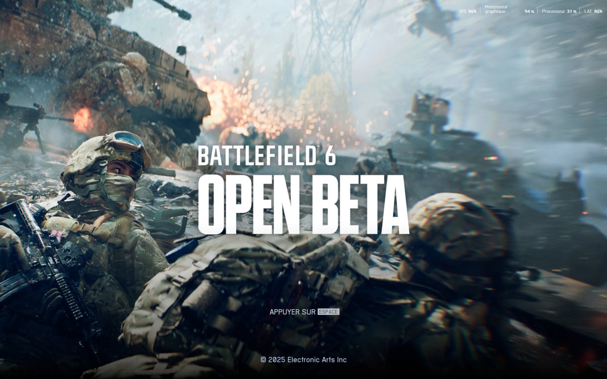 Battlefield Nation (@bf_nation) on Twitter photo Nous vous offrons la possibilité de participer a la Bêta anticipée de #Battlefield6 qui aura lieu le 7 et le 8 Aout !
Pour participer c'est très simple !
RT & Like et Follow <a href="/BF_Nation/">Battlefield Nation</a> ( 4 codes a gagner )
Merci <a href="/BattlefieldEAFR/">#Battlefield France</a> et <a href="/EAFrance/">EA France</a> !
Tirage au sort le 06/08 a 20h Nous vous offrons la possibilité de participer a la Bêta anticipée de #Battlefield6 qui aura lieu le 7 et le 8 Aout !
Pour participer c'est très simple !
RT & Like et Follow <a href="/BF_Nation/">Battlefield Nation</a> ( 4 codes a gagner )
Merci <a href="/BattlefieldEAFR/">#Battlefield France</a> et <a href="/EAFrance/">EA France</a> !
Tirage au sort le 06/08 a 20h