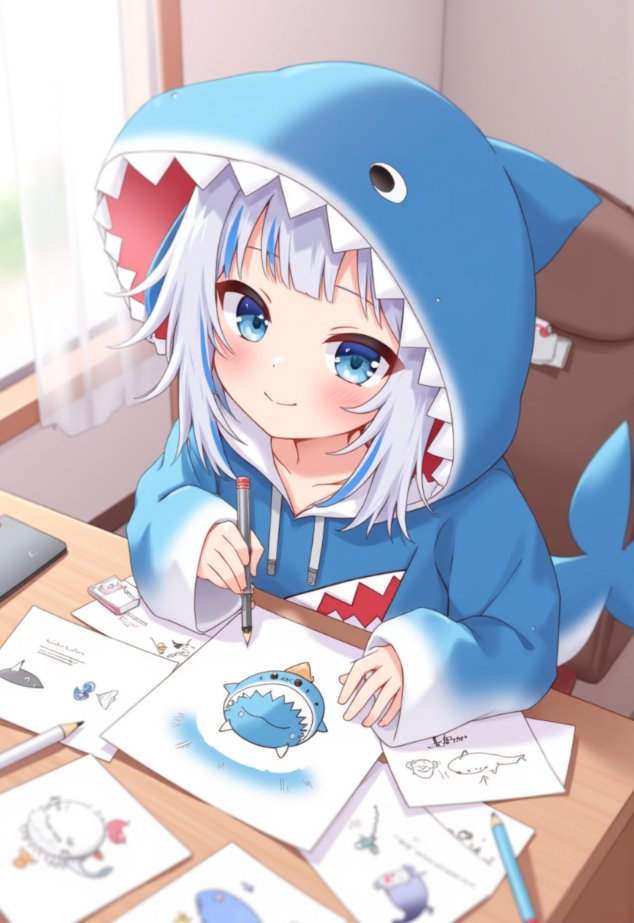 brain: let’s do something important
me: ok
me: draws a fish for 2 hours 🎣🐟💙