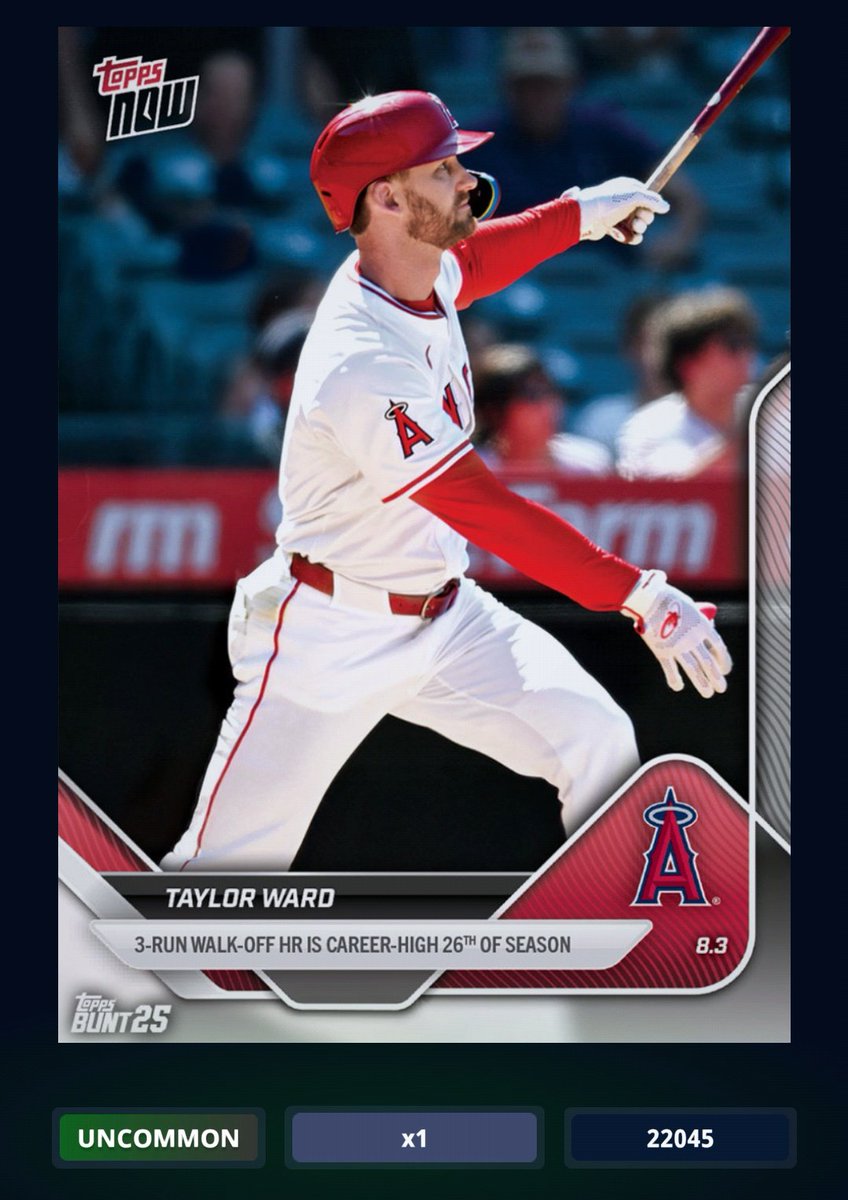 kayozoh17's tweet photo. ウォードサヨナラTopps Now来てた😍
シャヌの背中が一番目立ってる😂
#ToppsBunt https://t.co/obtvmqCleB