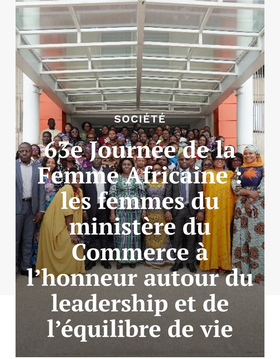 mardigras30158's tweet photo. A l'occasion de la #63e Journée de la Femme Africaine, les femmes du ministère du Commerce ont été célébré. L'occasion était donnée également à ses braves femmes de discuter autour du leadership et de l’équilibre de vie
#femme du ministère #femmeT228🇹🇬 #leadership https://t.co/Cc6tXfMa2G